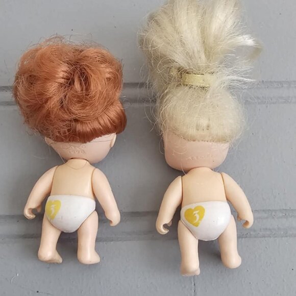 [*3 Items For $20 In Bundle*] 1990 (2) Vintage Tyco Quints Baby Dolls #3 - Picture 2 of 4